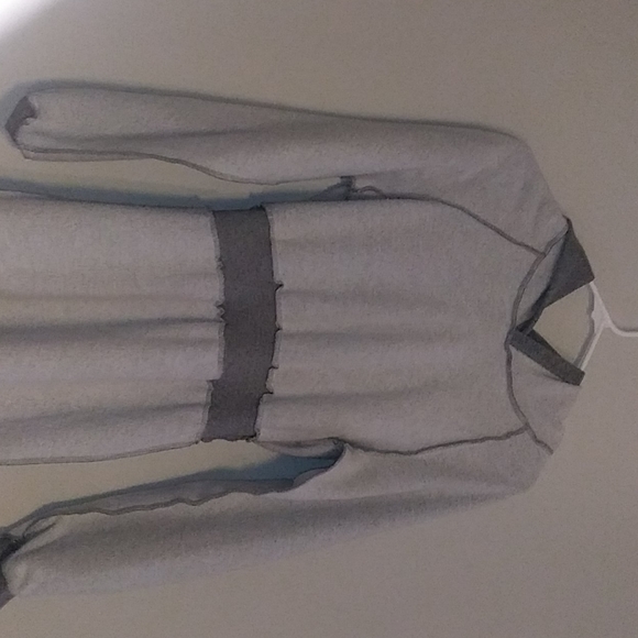 Heavy Grey Hoodie Dress - Picture 3 of 4